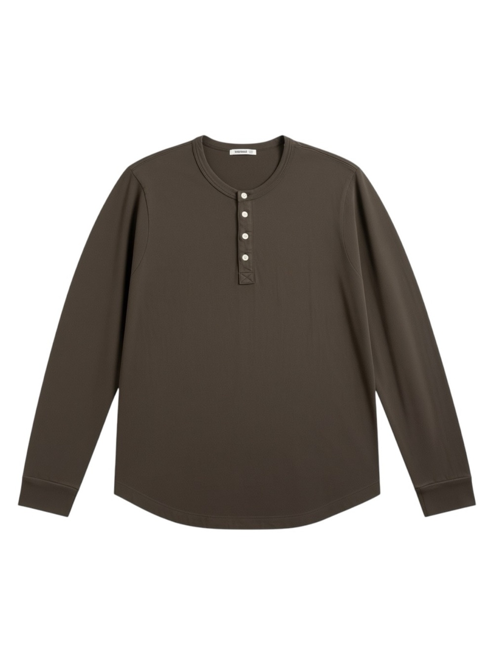 Buck Mason Curved Hem Henley